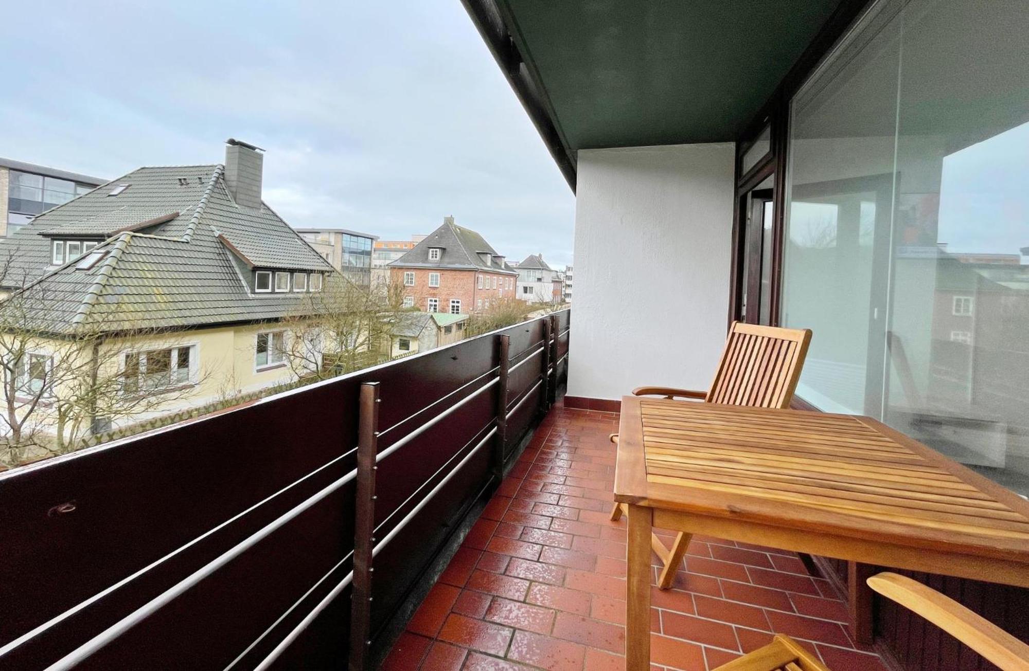 Ferienwohnung Mitten In Westerland Mit Balkon Strandlaufer 1 Eksteriør bilde
